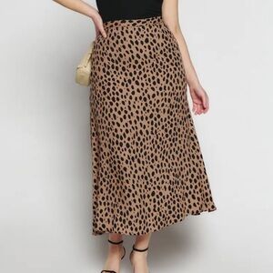 Reformation Bea Skirt Bobcat - Size 2